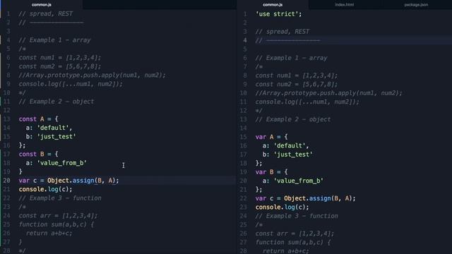 ES6 #3 Операторы разворота и сворачивания (Spread & REST operators) смотреть онлайн