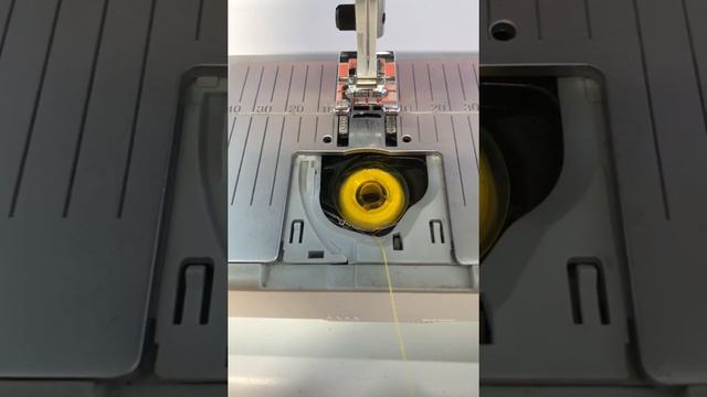 How to put in the bobbin - Husqvarna Viking Opal 650 sewing machine смотреть онлайн
