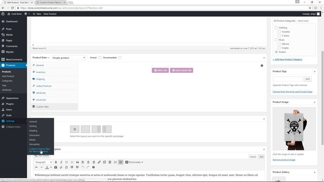 WooCommerce Custom Product Tabs Lite Plugin смотреть онлайн