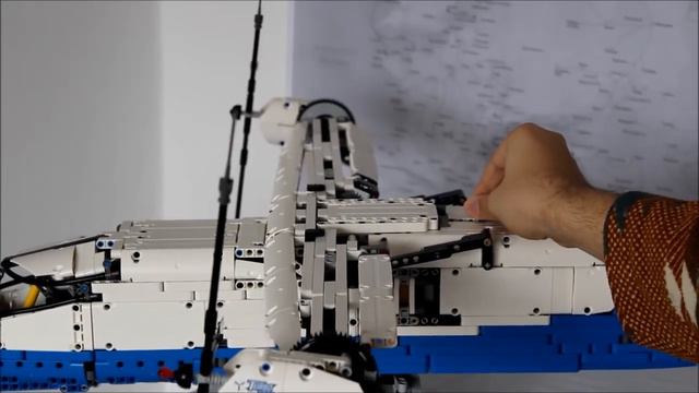 lego technic RC tiltrotor plane MOC 2017