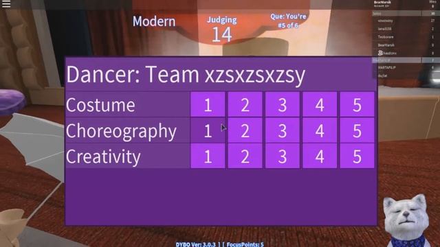 ?КОНКУРС ТАНЦЕВ В РОБЛОКС ВЫБИРАЕМ ЛУЧШЕГО ТАНЦОРА roblox DANCE your blox OFF смотреть онлайн