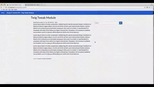 Drupal 8 - How To Use Twig Tweak Module смотреть онлайн