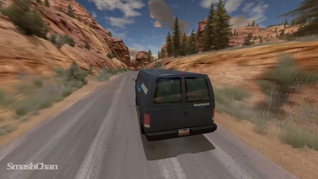 Satisfying Rollover Crashes And Fails #2 - BeamNG DRIVE | SmashChan