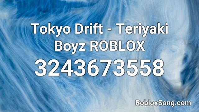Tokyo Drift - Teriyaki Boyz ROBLOX Roblox ID - Roblox Music Code смотреть онлайн
