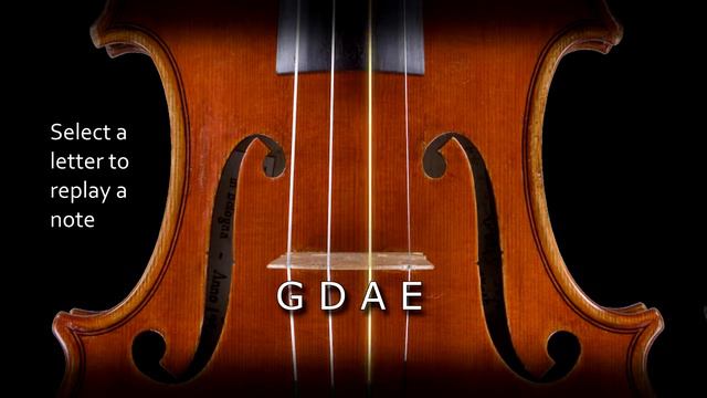 Violin Tuner Plucking Real Violin Sound