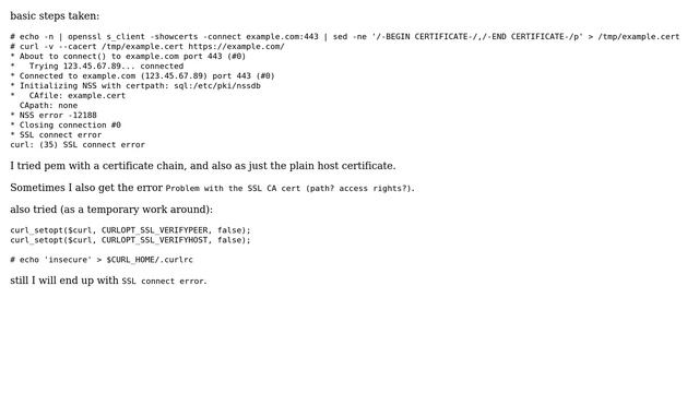 curl 'SSL connect error' смотреть онлайн