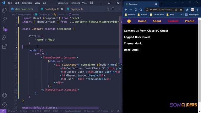 React JS basics Somali Lesson 24 - Class Based Components 101 смотреть онлайн