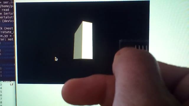 micropython raspberry pi pico, bno055 imu, vpython, source in the description, rotating cube demo смотреть онлайн