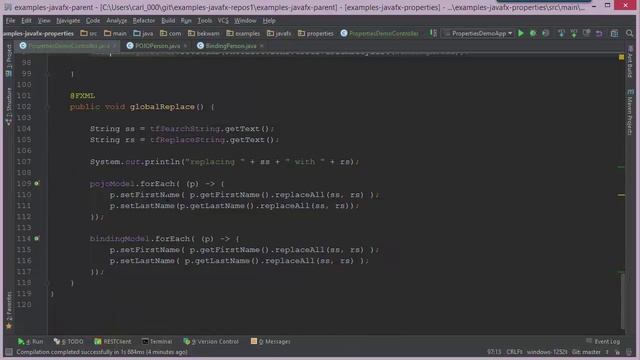 JavaFX Property Object Versus POJO Demo смотреть онлайн