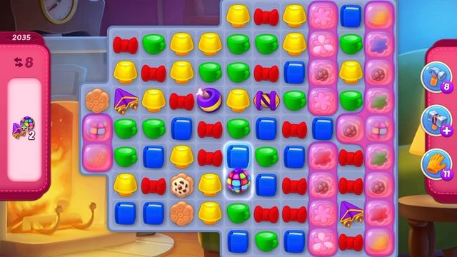HomeScapes Level 2035 no boosters (16 moves) смотреть онлайн