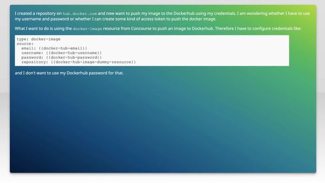 Access Token for Dockerhub смотреть онлайн