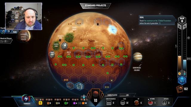 The new streak starts here! Terraforming Mars Solo Challenge смотреть онлайн