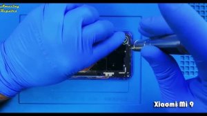 Замена аккумулятора Xiaomi Mi9 (M1902F1G) / Xiaomi MI9 battery replacement M1902F1G