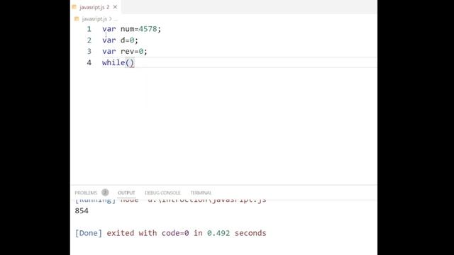 reverse a number in javascript смотреть онлайн