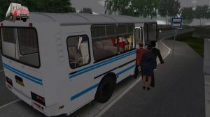 ПАЗИКИ!! ПАЗ-32053/54 и Карта " Весёлкино " в OMSI 2!