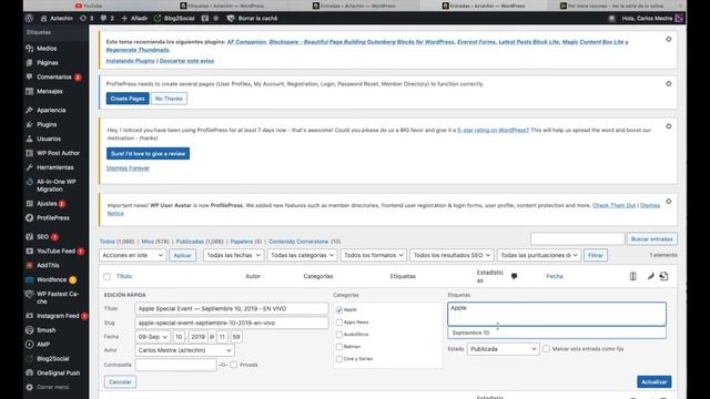 ¿Cómo usar de forma correcta la etiquetas y categorías en Wordpress 6.1? смотреть онлайн