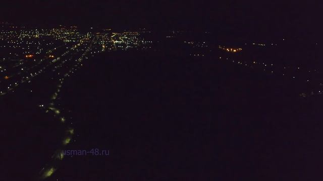 Ночной вид Усмани со стороны песковатки / Усмань 48 смотреть онлайн