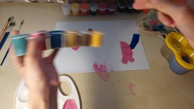 Рисуем милого радужного котика! Рисунки для малышей! смотреть онлайн