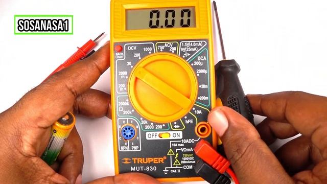 How To Use A Digital Multimeter Mut-830