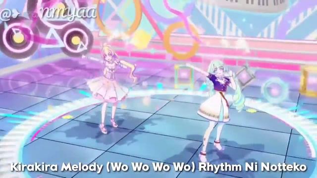 Aikatsu Planet!-HAPPY AIKATSU! Lyrics [ Hana & Q-Pit ] смотреть онлайн