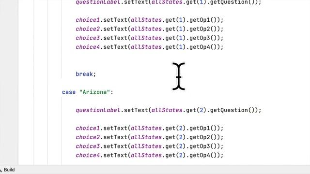 U.S Capitols Guessing Game Java GUI смотреть онлайн