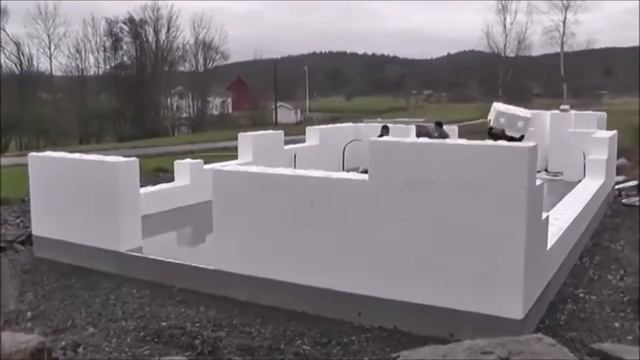 Технология строительства дома из несъемной опалубки #1 смотреть онлайн