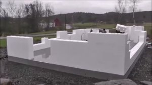 Технология строительства дома из несъемной опалубки #1