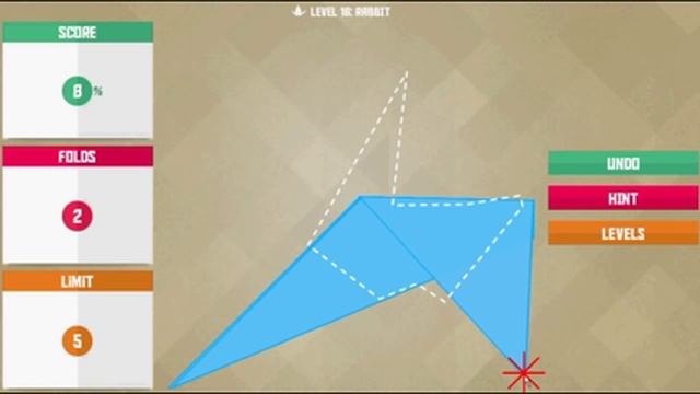 Paperama Walkthrough Solution - JABARA Level #16: Rabbit смотреть онлайн