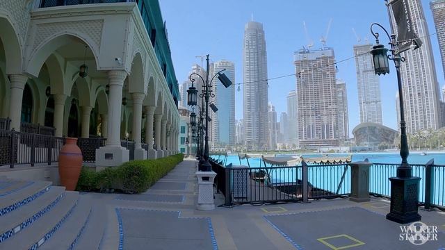 [4K HDR] Walking from Dubai Mall to Palace Downtown Dubai, Burj Khalifa 2021 смотреть онлайн