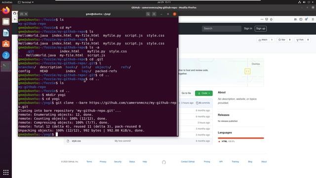 git clone bare example смотреть онлайн