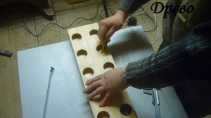 ДРЕВО. Полка для хранения удочек. Своими руками.