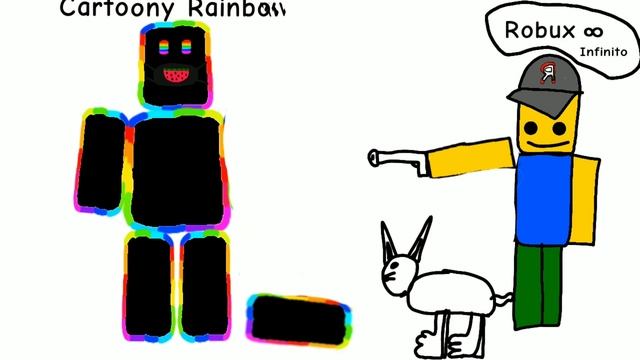 Cartoony Rainbow im the most Rand Roblox Game (Roblox Animation) смотреть онлайн
