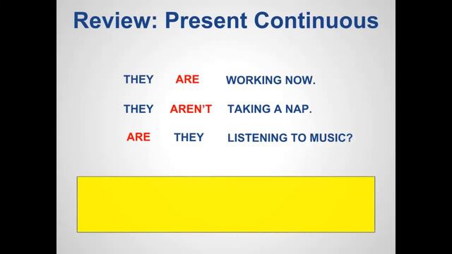 1A - Lesson 5 - Review: Present Continuous смотреть онлайн
