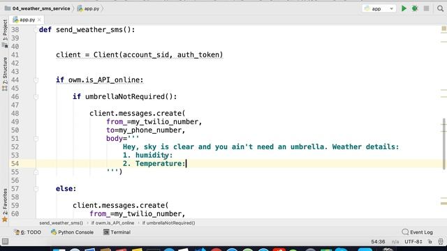 Build a cloud weather SMS service using Open Weather Map, Twilio and PythonAnywhere смотреть онлайн