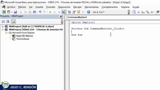 3 formas de Insertar FECHA y HORA | Excel Aprende смотреть онлайн