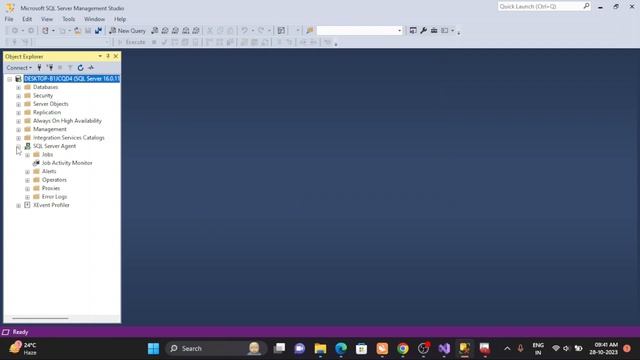 Problem : How to Start and Stop Sql Server Agent? смотреть онлайн