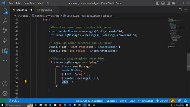 TUTORIAL MEMBUAT WHATSAPP BOT OPENAI CHATGPT DARI NOL !!! смотреть онлайн