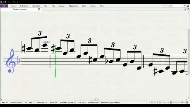 Moonlight Sonata for Guitar, Beethoven arranged Tarrega - sheet music смотреть онлайн