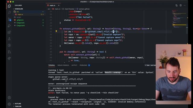 Hitting A Bug in the Rust Compiler - While Writing A Boring Link Checker смотреть онлайн