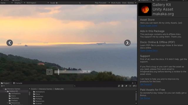 Video Gallery ⏩ Unity Asset — Video Player смотреть онлайн