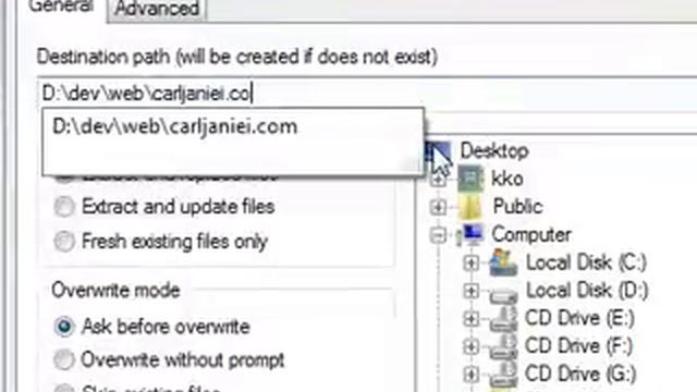 Extract zip archive Files with WinRar смотреть онлайн