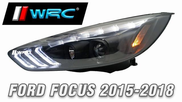 Sonar Ford Focus 2015 - 2018 Projector Light Bar Headlamp With Signal Running ( Clear + Black ) смотреть онлайн