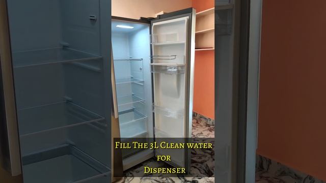 Midea 584L Refrigerator side by side with Demo смотреть онлайн