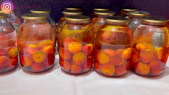 Компот Слива Абрикос Персик Банкіні буламай жасалу жолы. Қысқа дайындық. смотреть онлайн