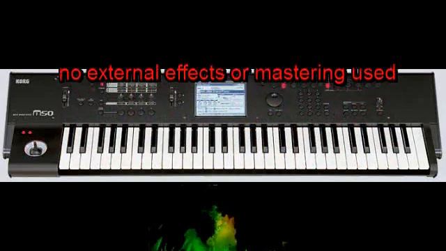 My Music-Done With A Korg M50 Worstation Synth смотреть онлайн