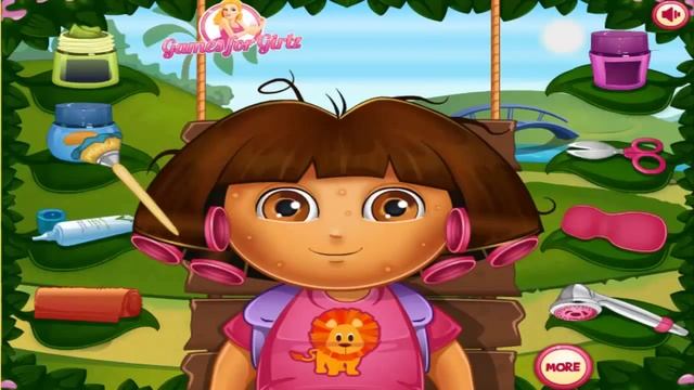 Игра для детей Даша путешественница, Макияж 1 смотреть онлайн
