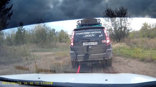 Съемка Автолюбителя 4x4 (Буксировочный Трос - Рулетка) смотреть онлайн