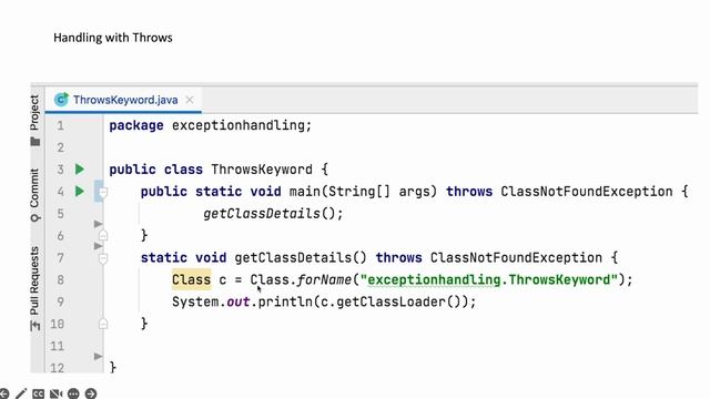 Difference between throw, throws,Throwable in java смотреть онлайн