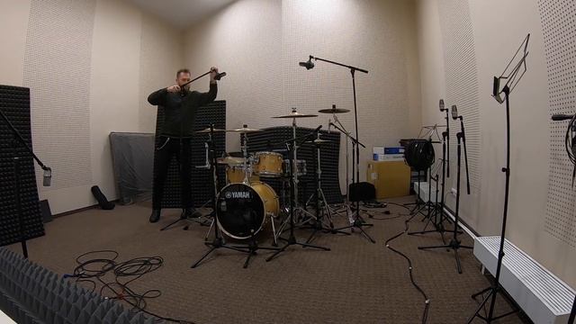 Studio Drums Recording - Timelapse Setup and Sounds смотреть онлайн