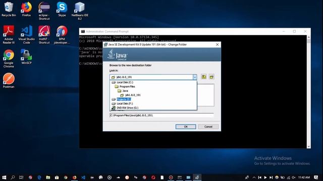 Java Tutorial For Beginners 3 - How to install Java JDK on Windows 10 and set java_home path смотреть онлайн